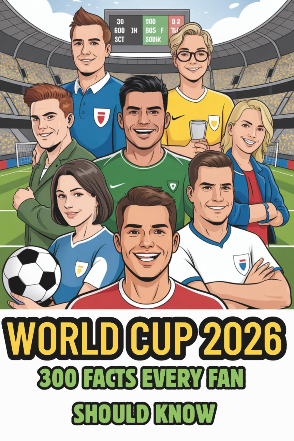 World Cup 2026 - 300 Facts Every Fan Should Know | Perfect World Cup 2026 Merchandise for Fans: 2026 World Cup Merchandise | Best of Soccer Books | Fifa World Cup 2026 | Almanac 2026